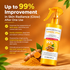 Grabello™ Kojic Acid & Turmeric De-Tan Body Glow Spray For Face, Neck, Hands, Legs, Back,Bumps and Inner Thighs | Buy 1 Get 1 Free